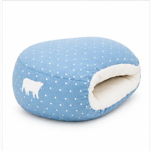 1pc Ergonomic Baby Feeding Pillow - Soft Polyester